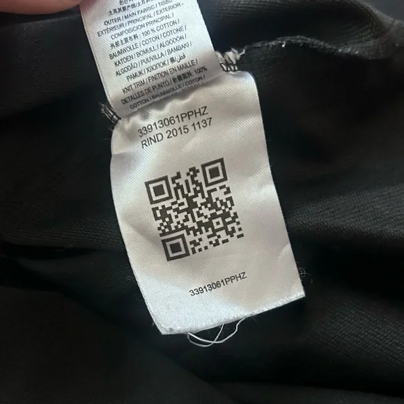 Prada Men’s Technical Crew Neck Logo Sweatshirt in Black Sz M - Picture 10 of 10